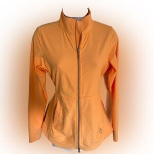 Jofit Zip Jacket - S orange , polyester spandex